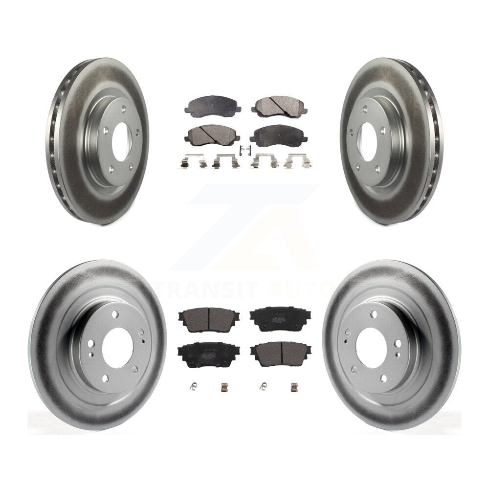 Transit Auto KGF-102633 Disc Brake Kit for 2017-2020 Mitsubishi Outlander - Front and Rear