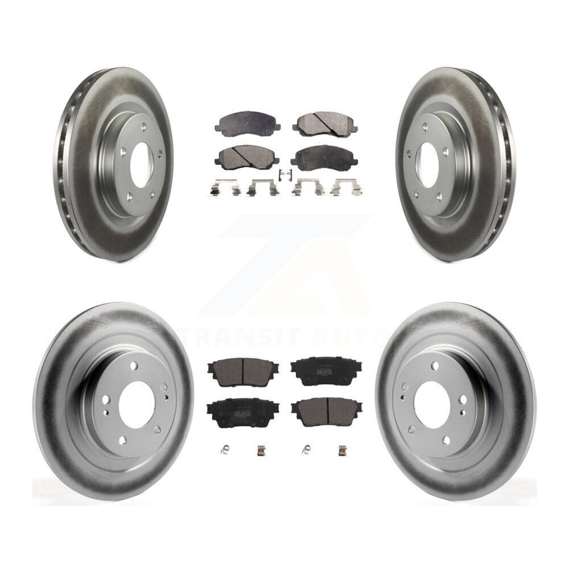 Transit Auto KGF-102633 Disc Brake Kit for 2017-2020 Mitsubishi Outlander - Front and Rear