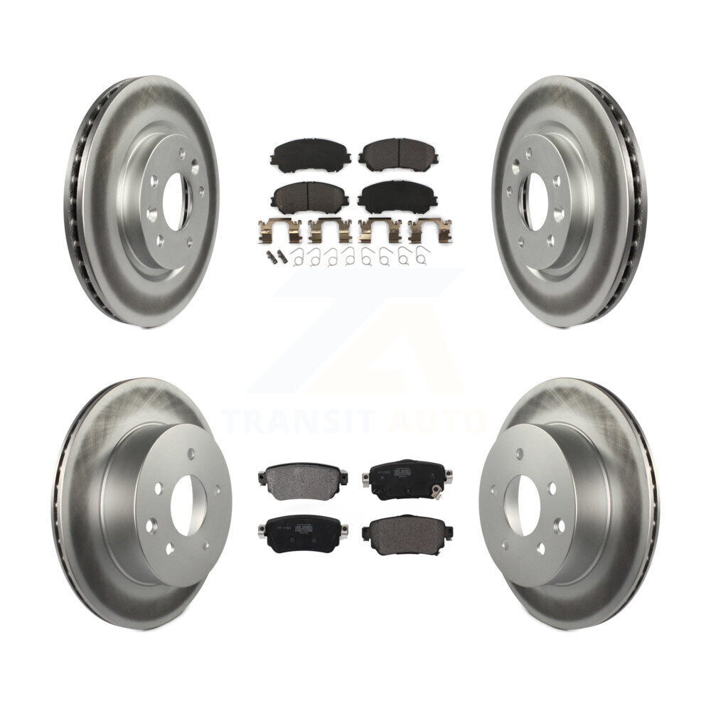 Transit Auto KGF-102634 Disc Brake Kit for 2019 Nissan Rogue Sport - Front and Rear