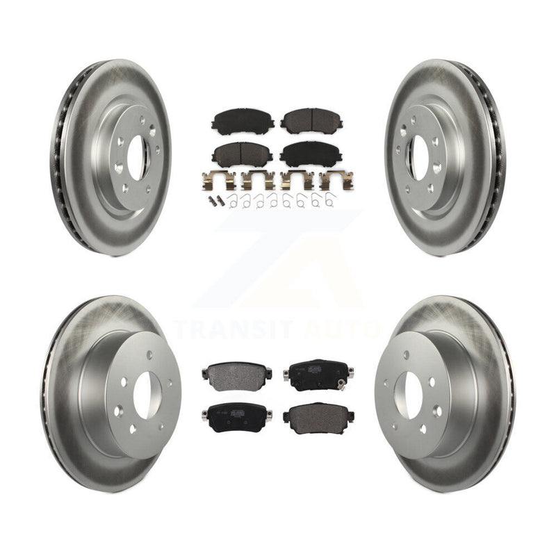 Transit Auto KGF-102634 Disc Brake Kit for 2019 Nissan Rogue Sport - Front and Rear