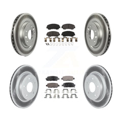 Transit Auto KGF-102636 Disc Brake Kit for 2017-2019 Nissan Rogue Sport, Nissan Qashqai - Front and Rear