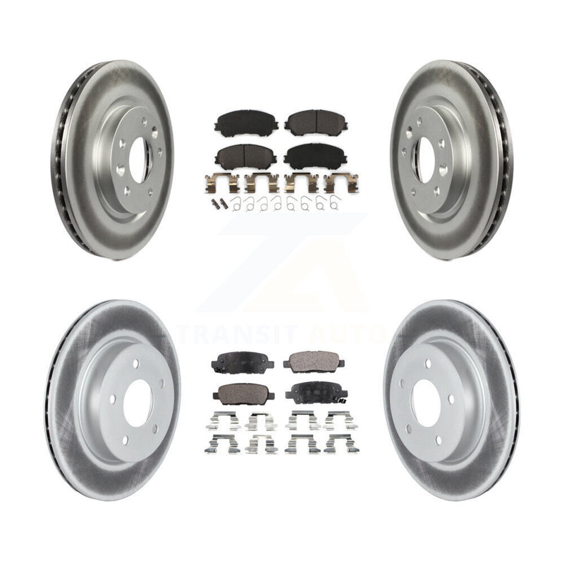 Transit Auto KGF-102636 Disc Brake Kit for 2017-2019 Nissan Rogue Sport, Nissan Qashqai - Front and Rear