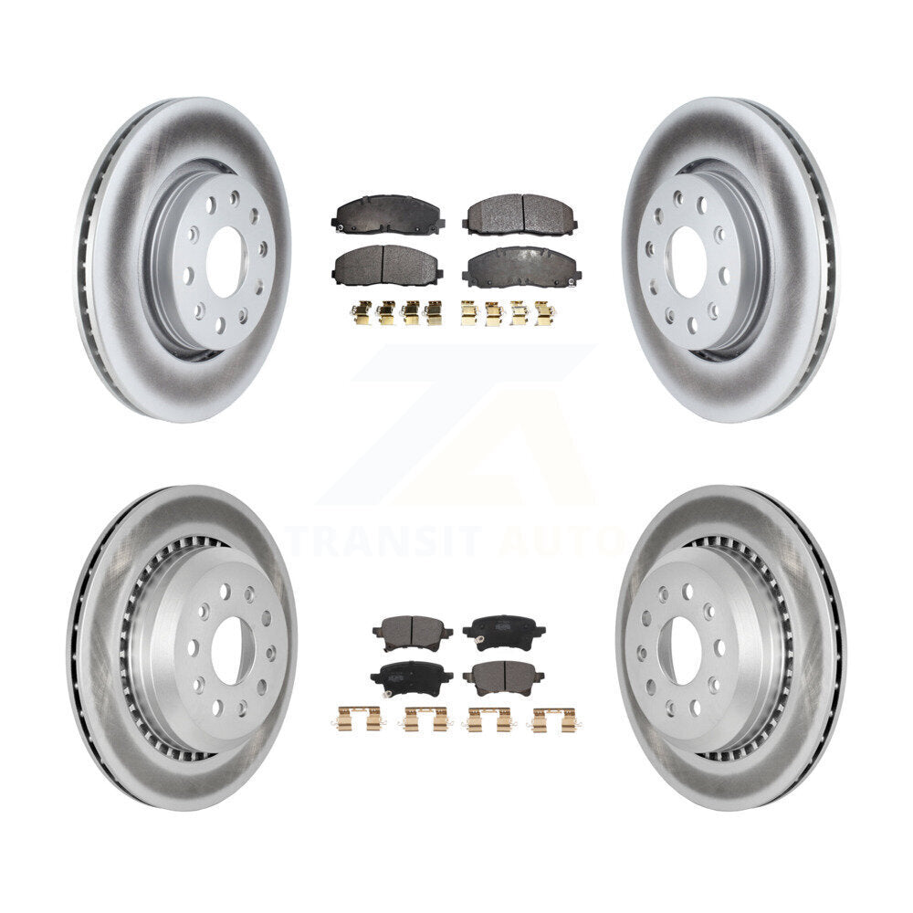 Transit Auto KGF-102638 Disc Brake Kit for 2020-2023 Jeep Gladiator - Front and Rear
