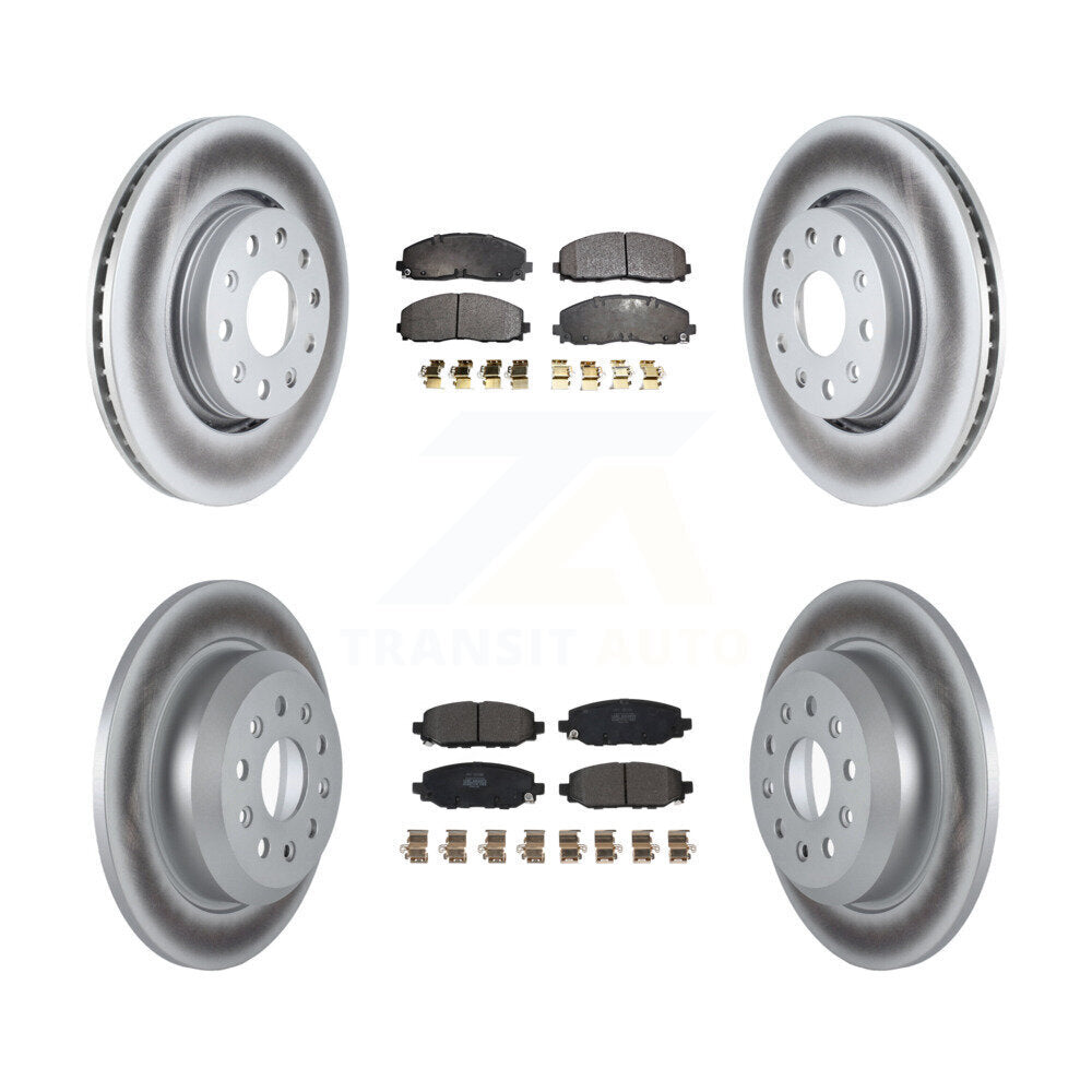 Transit Auto KGF-102639 Disc Brake Kit for 2018-2020 Jeep Wrangler - Front and Rear