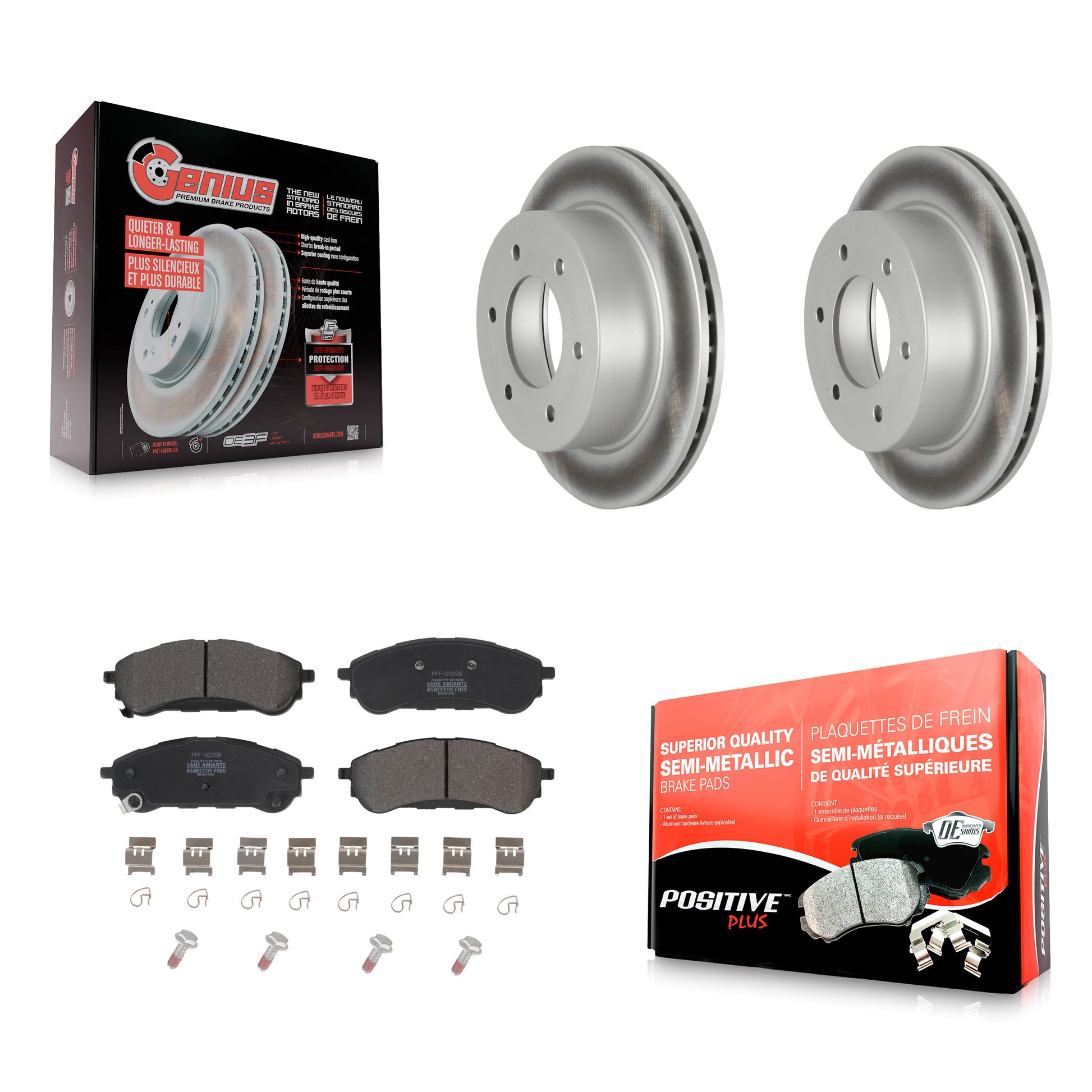 Transit Auto KGF-102645 Disc Brake Kit for 2019-2023 Ford Ranger - Rear