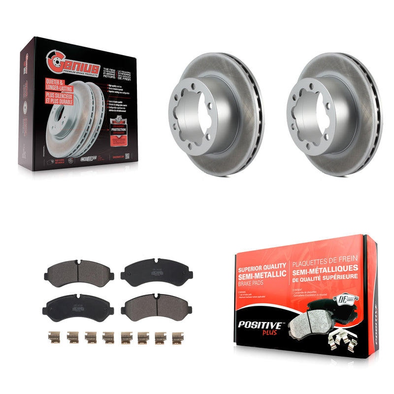 Transit Auto KGF-102652 Disc Brake Kit for 2019-2023 Mercedes-Benz Sprinter 3500, Mercedes-Benz Sprinter 3500XD, Mercedes-Benz Sprinter 4500 - Rear