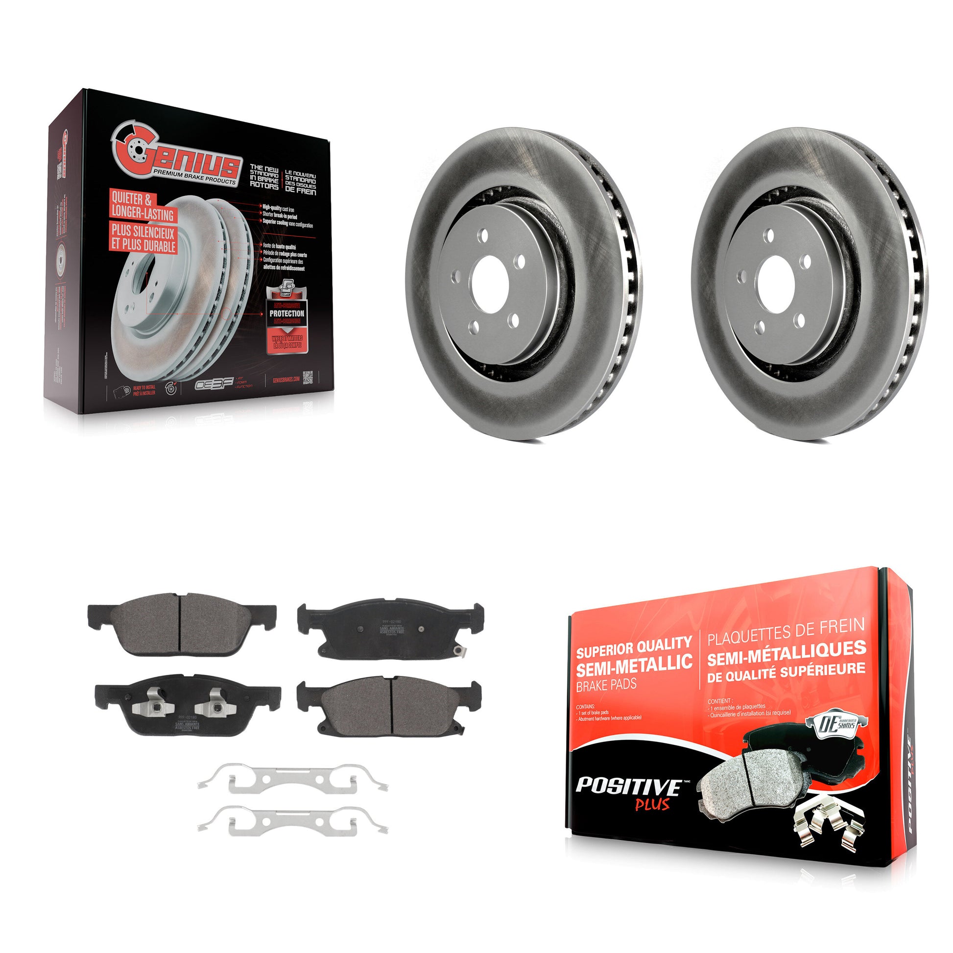 Transit Auto KGF-102660 Disc Brake Kit for 2019-2023 Lincoln Nautilus - Front