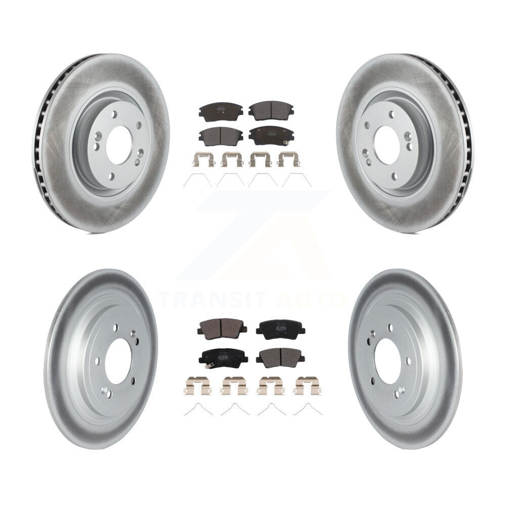 Transit Auto KGF-102669 Disc Brake Kit for 2017-2022 Kia Sportage - Front and Rear