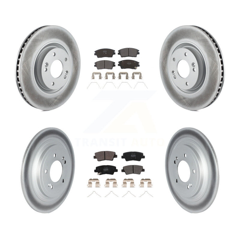 Transit Auto KGF-102669 Disc Brake Kit for 2017-2022 Kia Sportage - Front and Rear