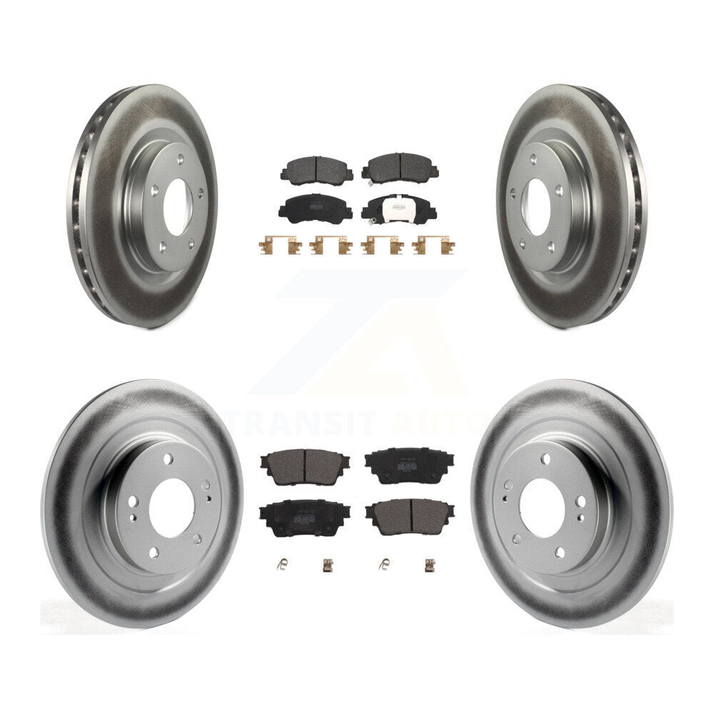 Transit Auto KGF-102674 Disc Brake Kit for 2018-2022 Mitsubishi Eclipse Cross - Front and Rear