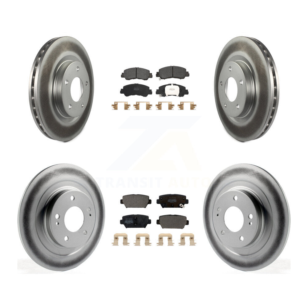 Transit Auto KGF-102675 Disc Brake Kit for 2018-2022 Mitsubishi Eclipse Cross - Front and Rear