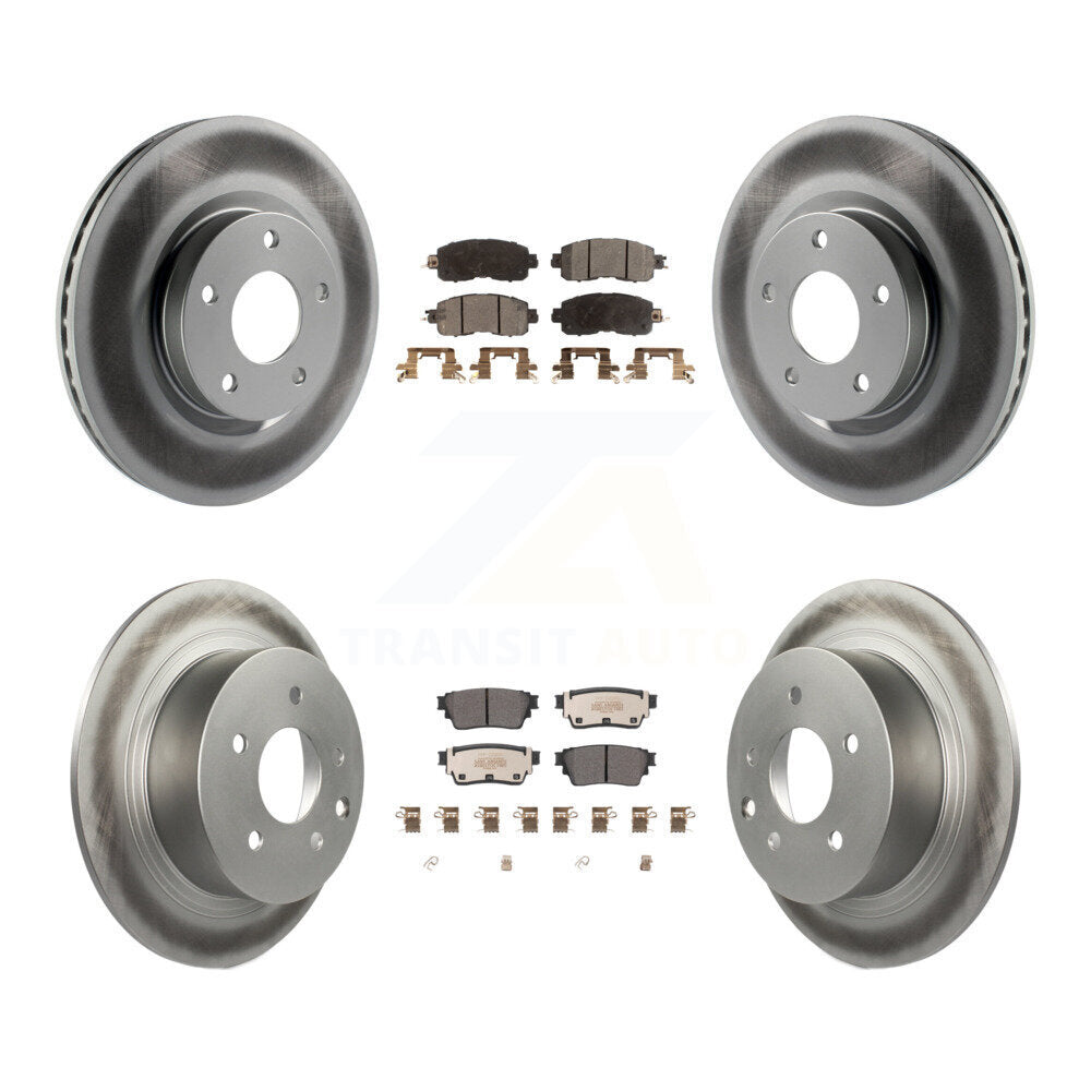 Transit Auto KGF-102676 Disc Brake Kit for 2019-2020 Nissan Altima - Front and Rear