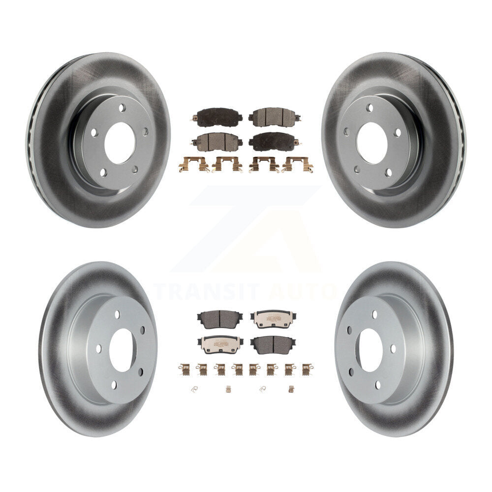 Transit Auto KGF-102677 Disc Brake Kit for 2019-2023 Nissan Altima - Front and Rear