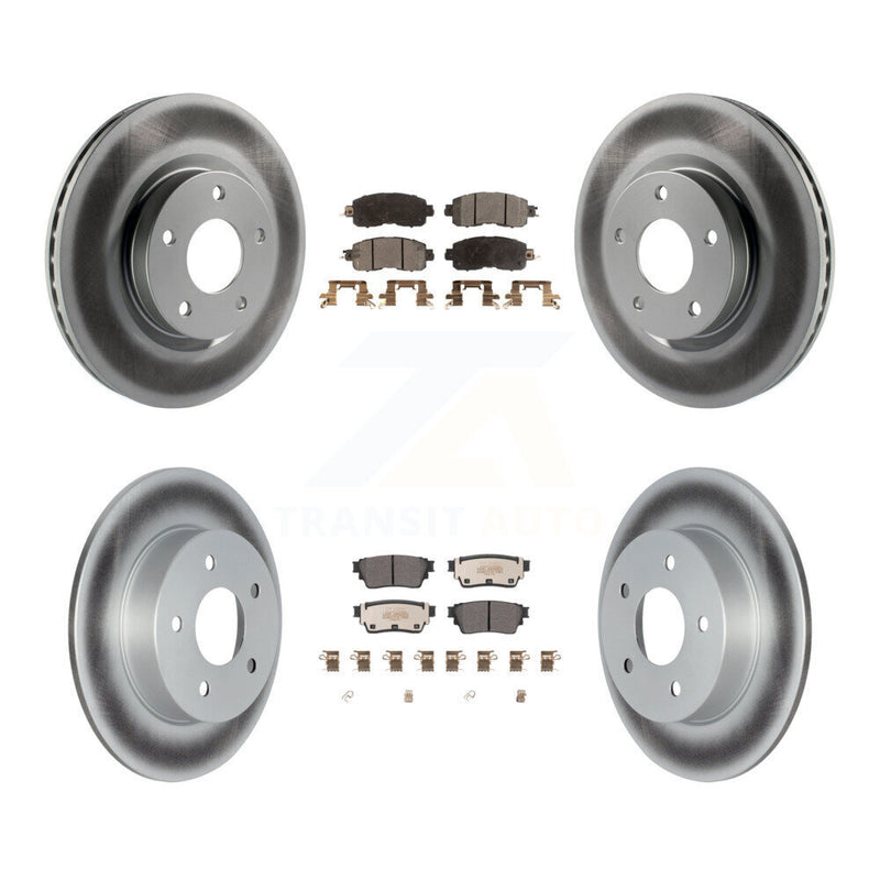 Transit Auto KGF-102677 Disc Brake Kit for 2019-2023 Nissan Altima - Front and Rear