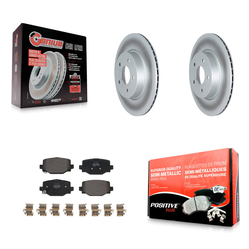 Transit Auto KGF-102683 Disc Brake Kit for 2019-2024 INFINITI QX55, INFINITI QX50 - Rear