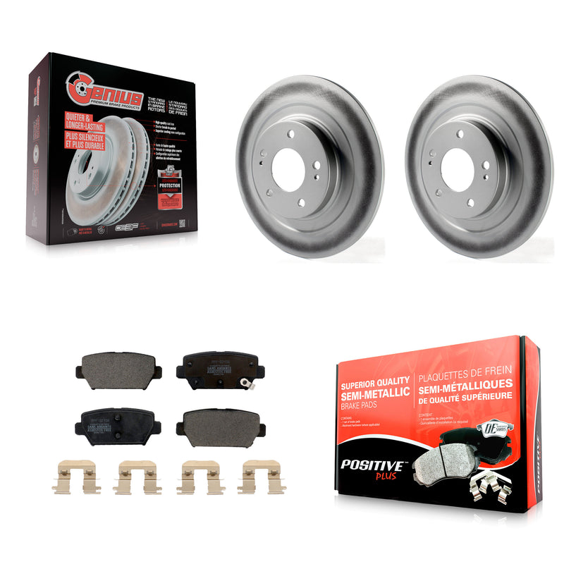 Transit Auto KGF-102687 Disc Brake Kit for 2018-2022 Mitsubishi Eclipse Cross - Rear