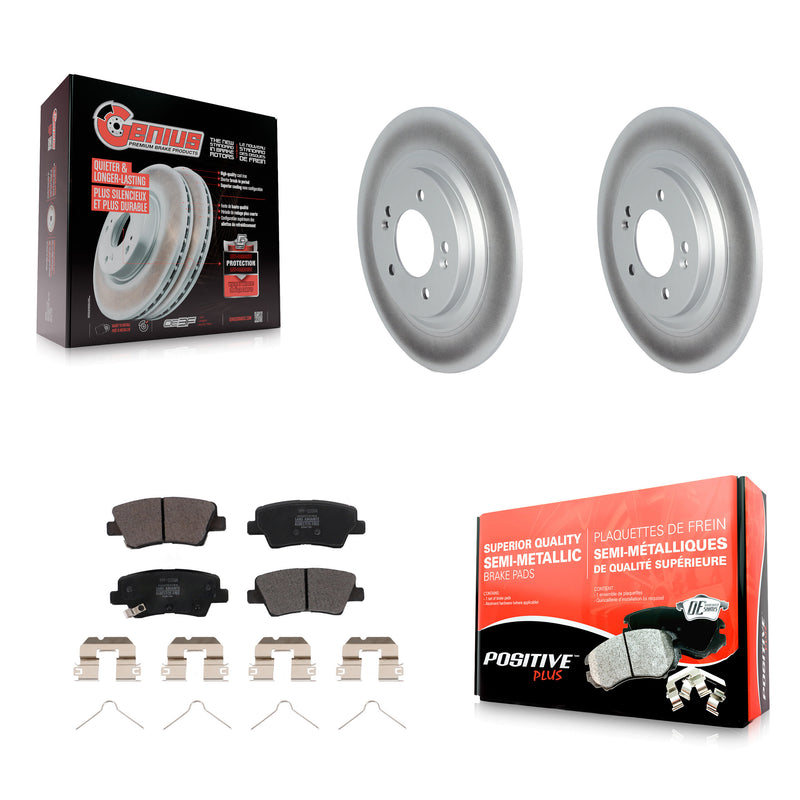 Transit Auto KGF-102691 Disc Brake Kit for 2017-2020 Kia Cadenza - Rear