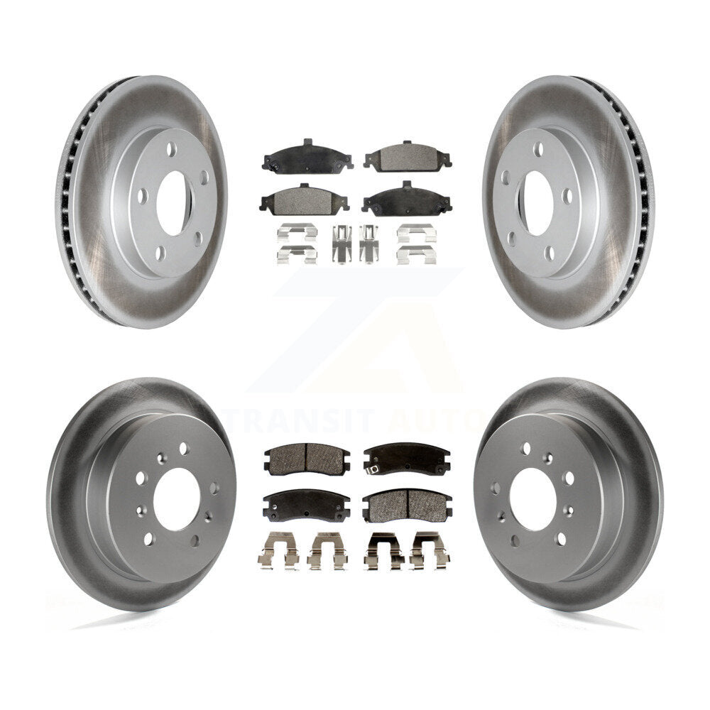 Transit Auto KGF-102699 Disc Brake Kit for 1999-2005 Oldsmobile Alero, Pontiac Grand Am - Front and Rear