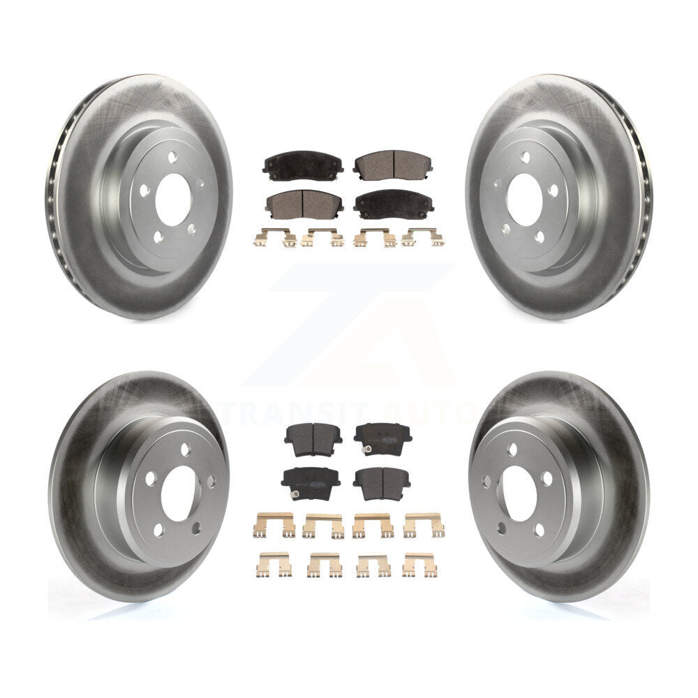 Transit Auto KGF-102700 Disc Brake Kit for 2015-2018 Dodge Charger - Front and Rear