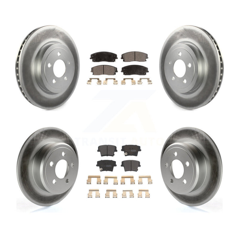 Transit Auto KGF-102700 Disc Brake Kit for 2015-2018 Dodge Charger - Front and Rear
