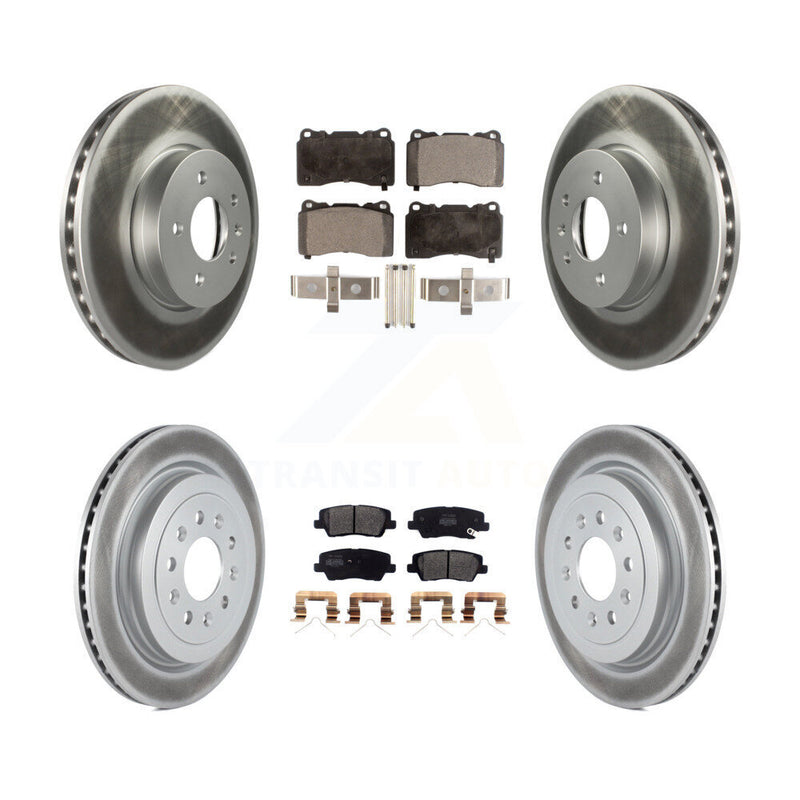 Transit Auto KGF-102704 Disc Brake Kit for 2017-2019 Cadillac ATS - Front and Rear