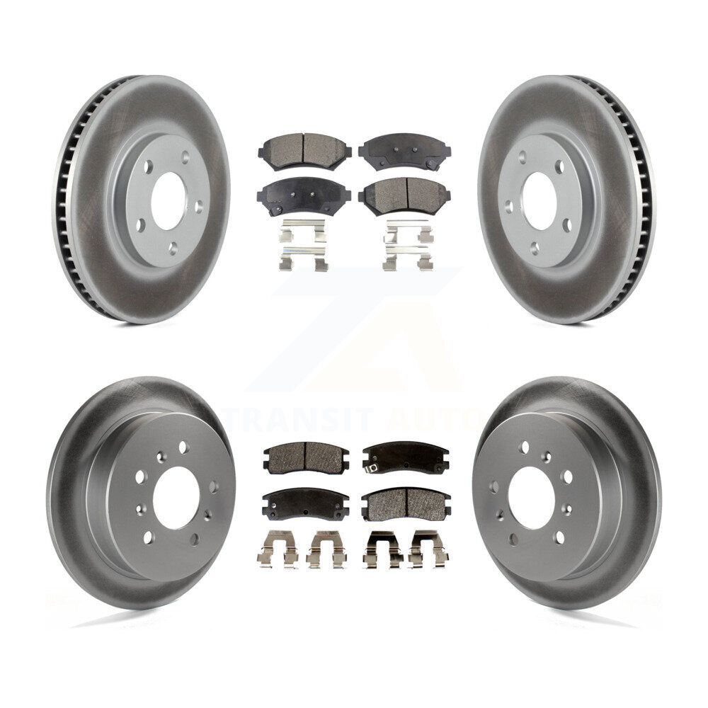 Transit Auto KGF-102706 Disc Brake Kit for 1998-2005 Chevrolet Impala, Chevrolet Monte Carlo, Oldsmobile Intrigue - Front and Rear