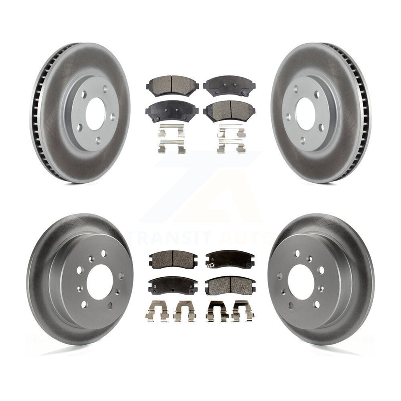 Transit Auto KGF-102706 Disc Brake Kit for 1998-2005 Chevrolet Impala, Chevrolet Monte Carlo, Oldsmobile Intrigue - Front and Rear