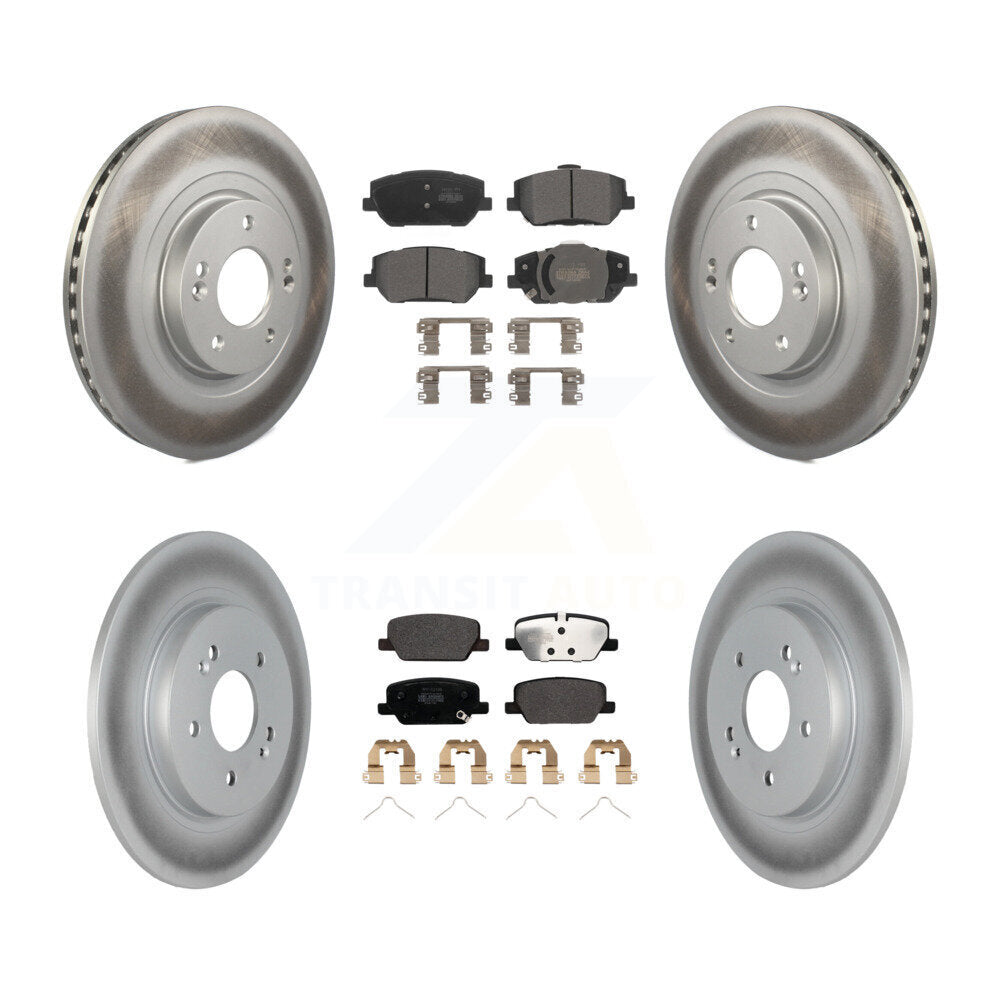 Transit Auto KGF-102709 Disc Brake Kit for 2019-2020 Hyundai Santa Fe - Front and Rear