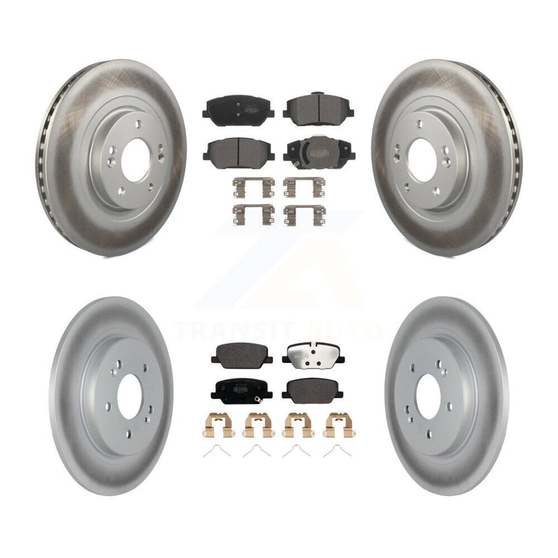 Transit Auto KGF-102709 Disc Brake Kit for 2019-2020 Hyundai Santa Fe - Front and Rear