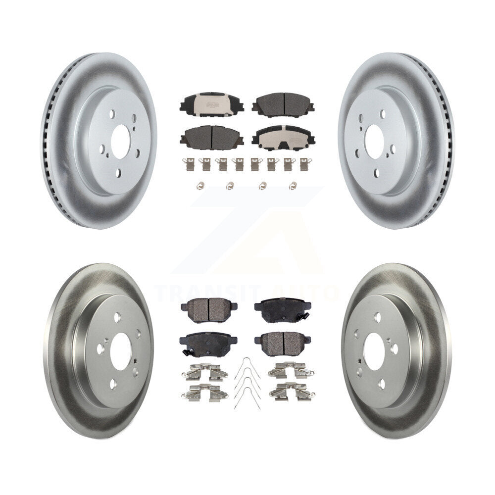 Transit Auto KGF-102720 Disc Brake Kit for 2020-2022 Toyota Corolla, Toyota Prius Prime - Front and Rear