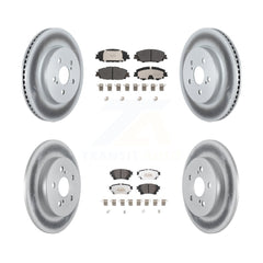 Transit Auto KGF-102721 Disc Brake Kit for 2019-2024 Toyota Corolla - Front and Rear
