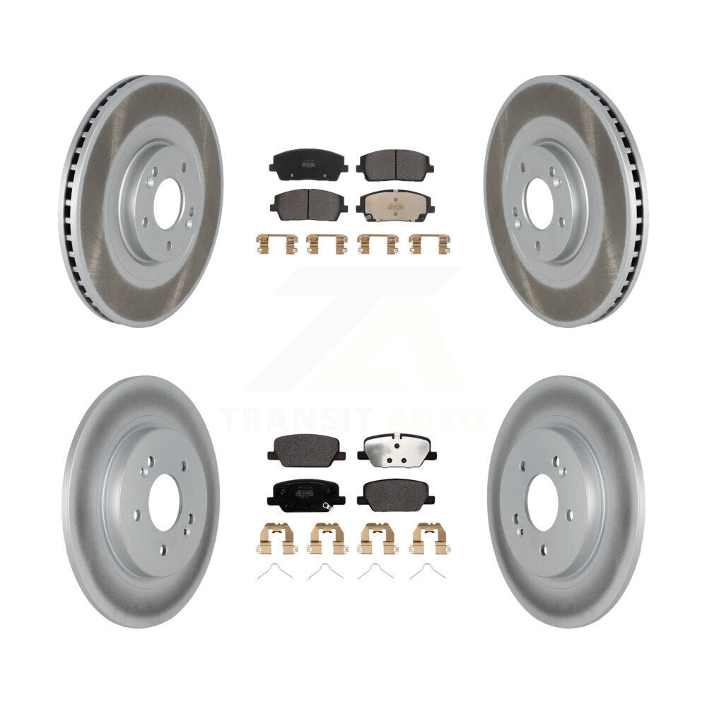 Transit Auto KGF-102732 Disc Brake Kit for 2020-2024 Hyundai Palisade, Kia Telluride - Front and Rear