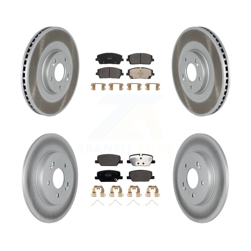 Transit Auto KGF-102732 Disc Brake Kit for 2020-2024 Hyundai Palisade, Kia Telluride - Front and Rear