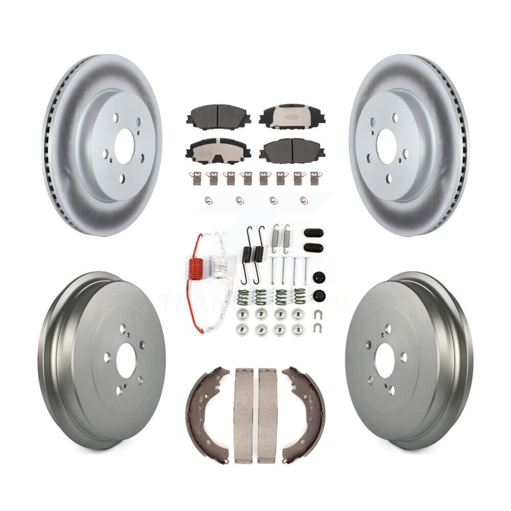 Transit Auto KGF-102734 Disc Brake Kit for 2019 Toyota Corolla - Front and Rear