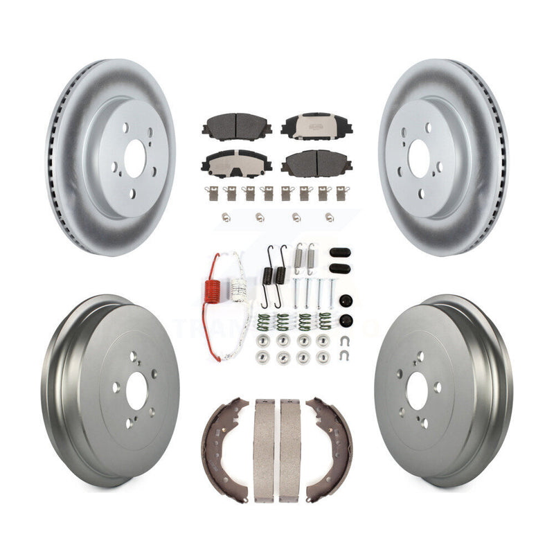 Transit Auto KGF-102734 Disc Brake Kit for 2019 Toyota Corolla - Front and Rear