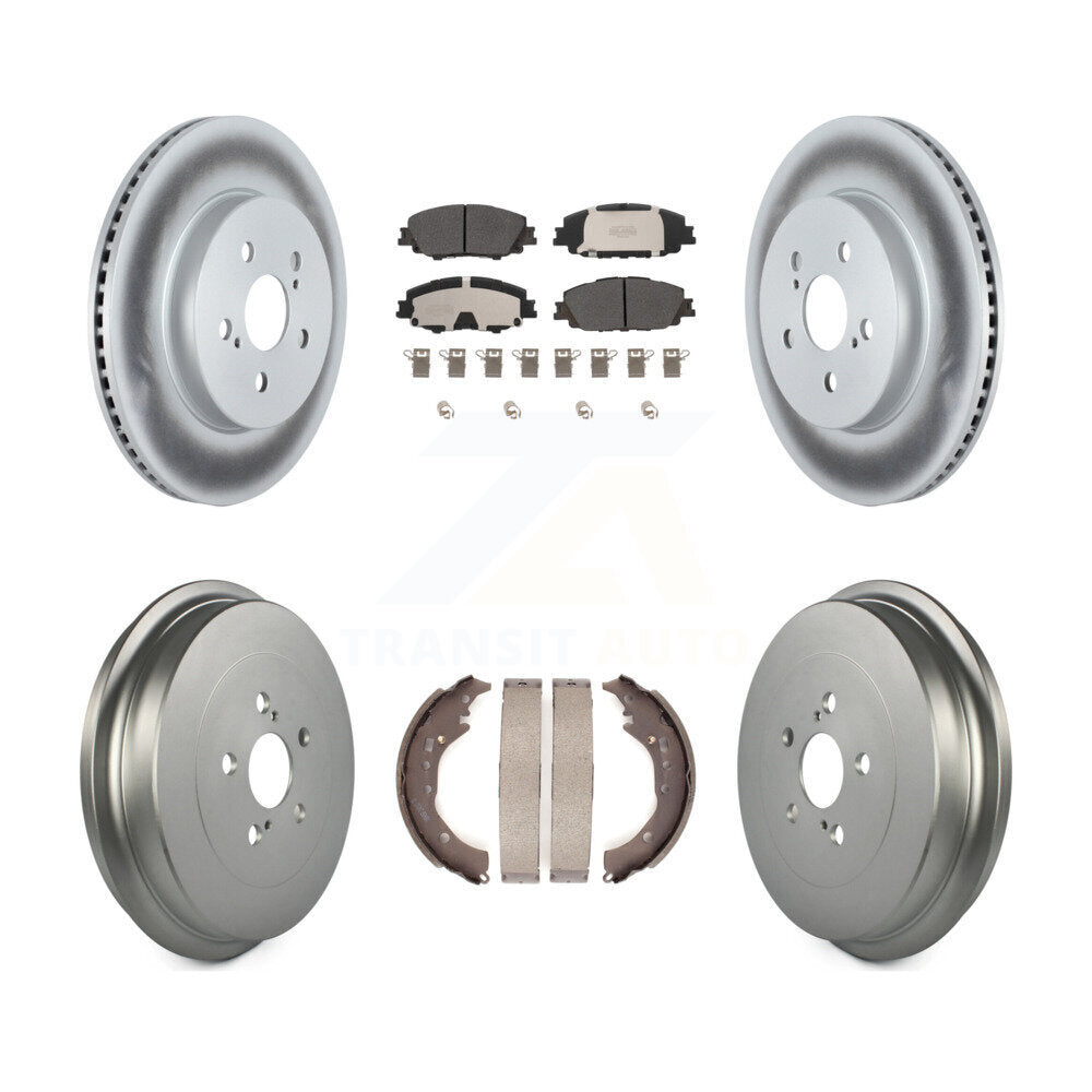 Transit Auto KGF-102735 Disc Brake Kit for 2019 Toyota Corolla - Front and Rear