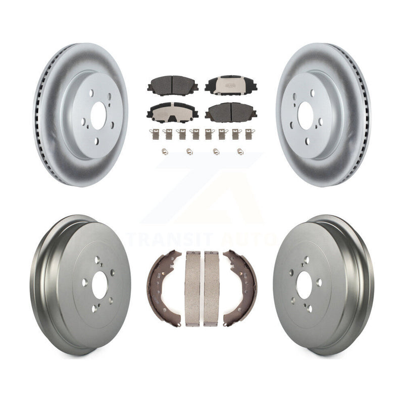 Transit Auto KGF-102735 Disc Brake Kit for 2019 Toyota Corolla - Front and Rear