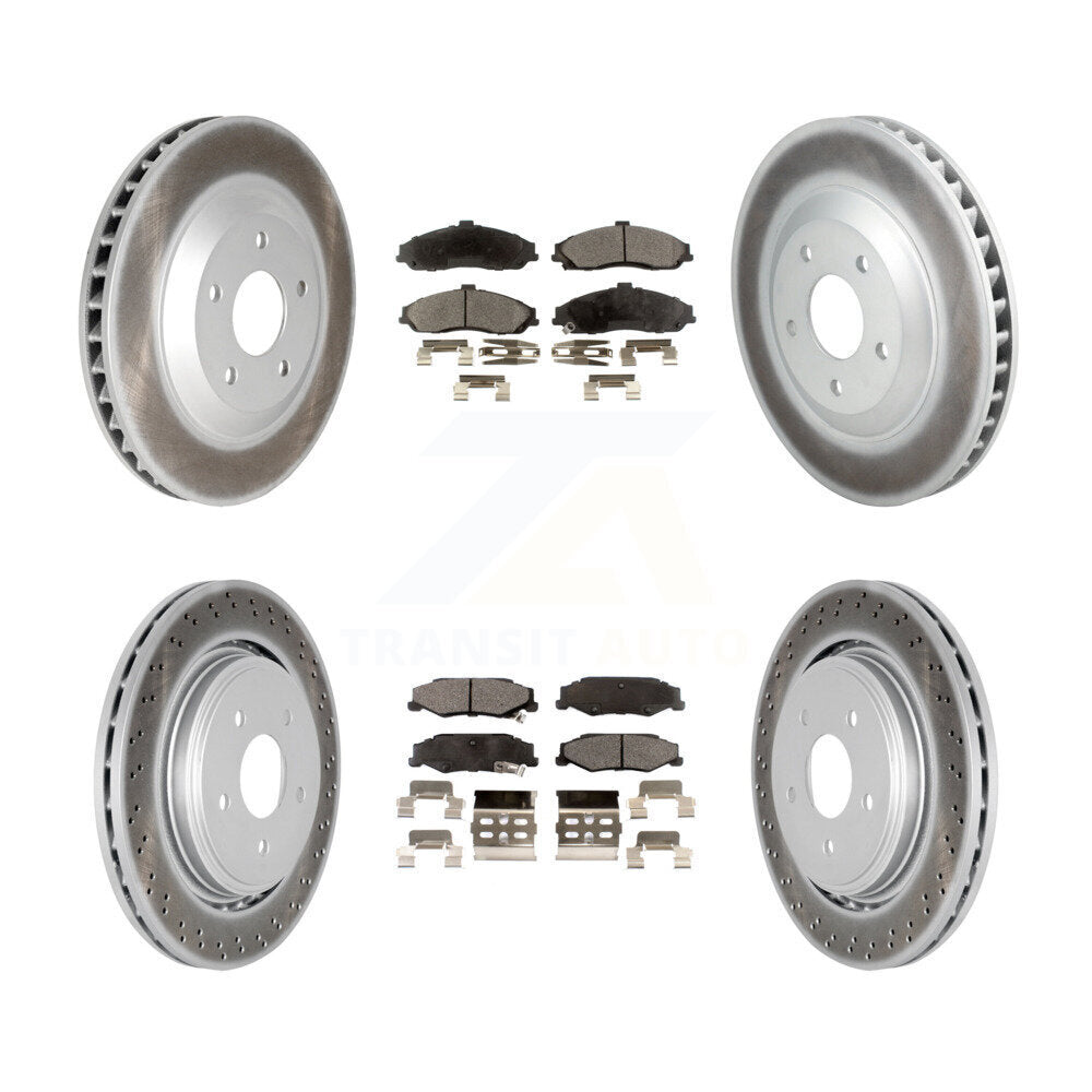 Transit Auto KGF-102737 Disc Brake Kit for 2008 Cadillac XLR - Front and Rear