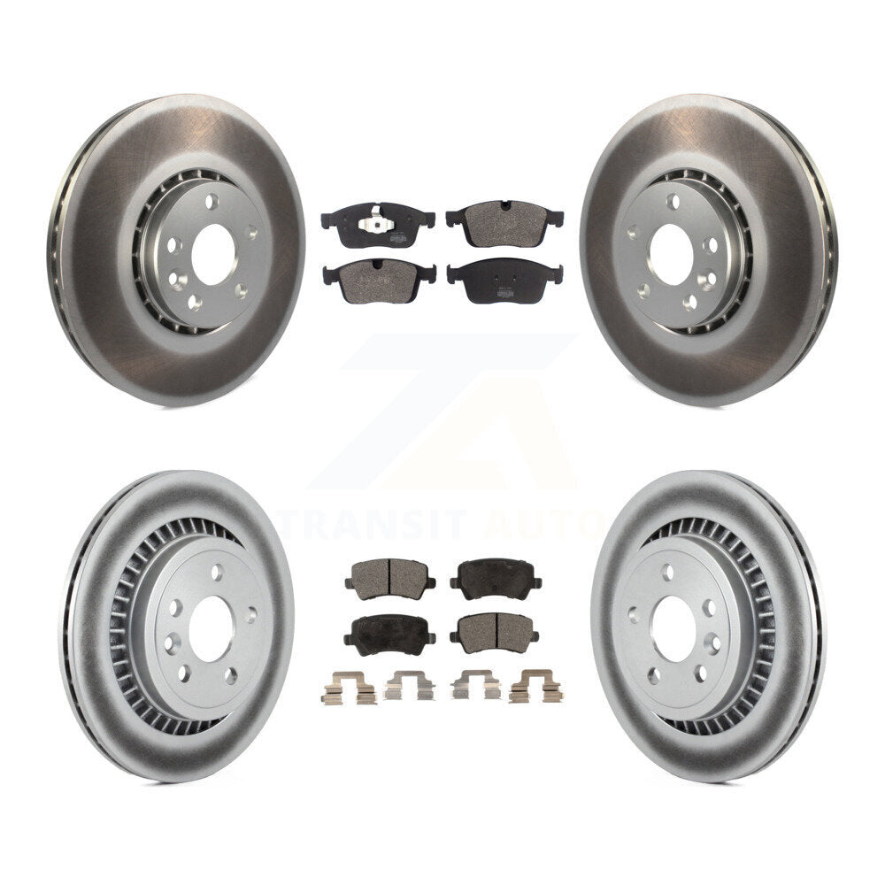 Transit Auto KGF-102753 Disc Brake Kit for 2017 Volvo XC60 - Front and Rear