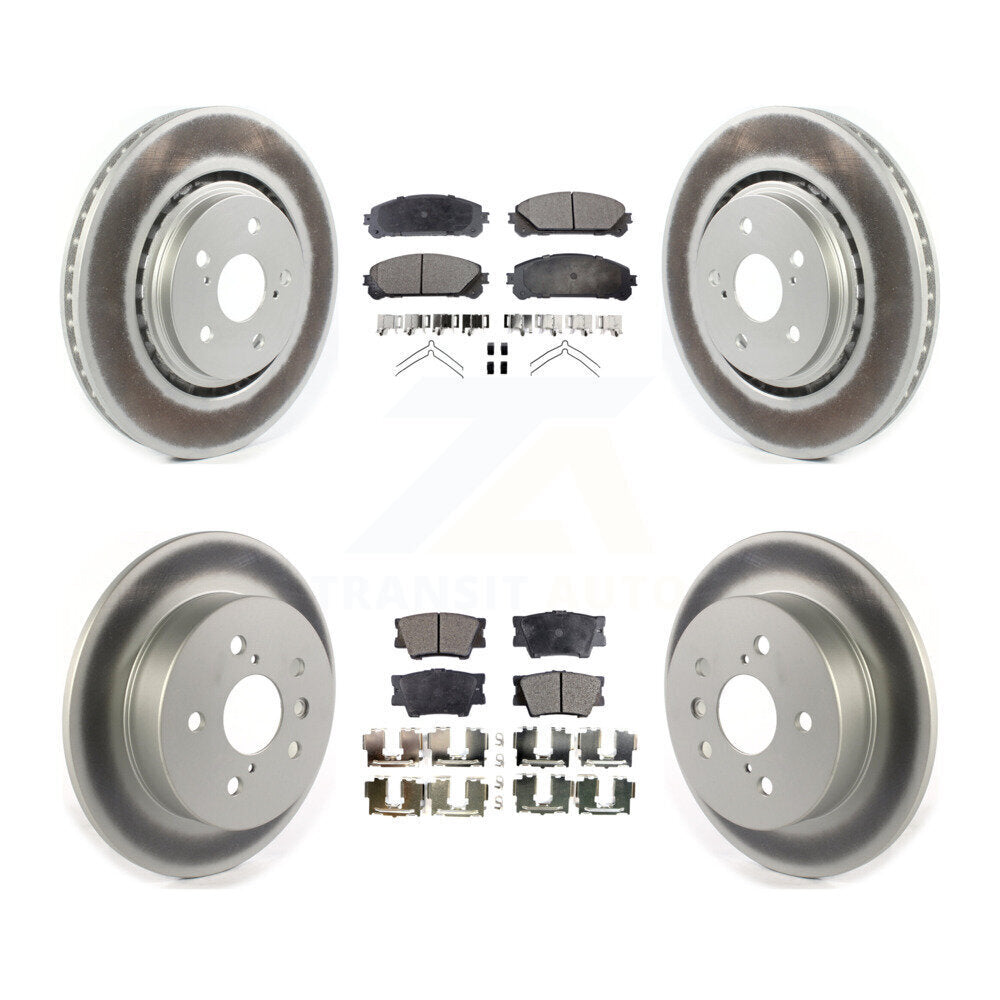 Transit Auto KGF-102754 Disc Brake Kit for 2022 Toyota Camry - Front and Rear