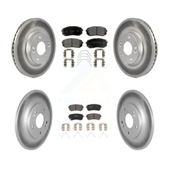 Transit Auto KGF-102755 Disc Brake Kit for 2018-2024 Hyundai Kona, Kia Seltos - Front and Rear