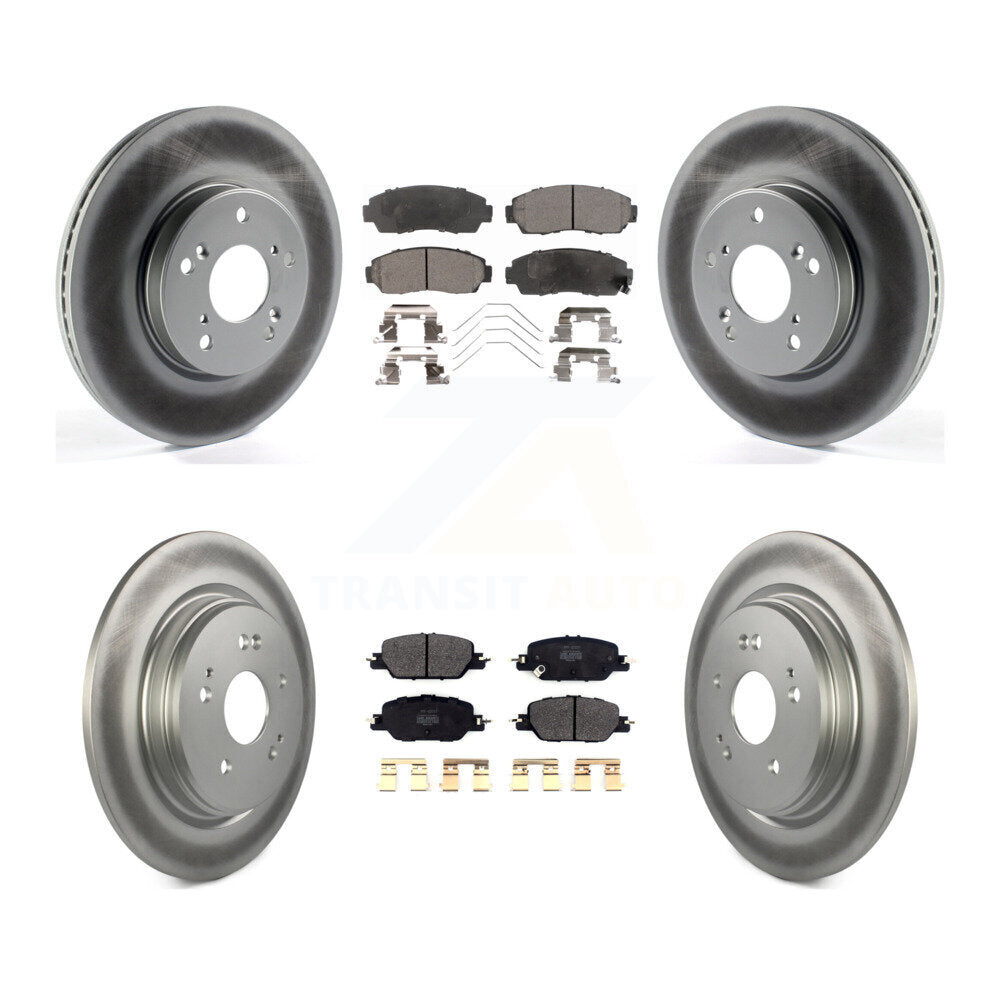 Transit Auto KGF-102756 Disc Brake Kit for 2020 Honda CR-V - Front and Rear