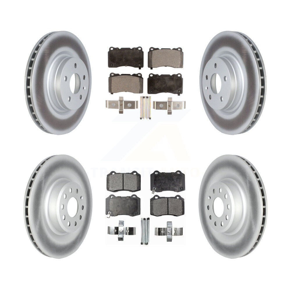 Transit Auto KGF-102761 Disc Brake Kit for 2017-2019 Tesla S, Tesla X - Front and Rear