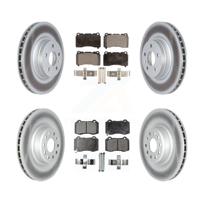 Transit Auto KGF-102761 Disc Brake Kit for 2017-2019 Tesla S, Tesla X - Front and Rear