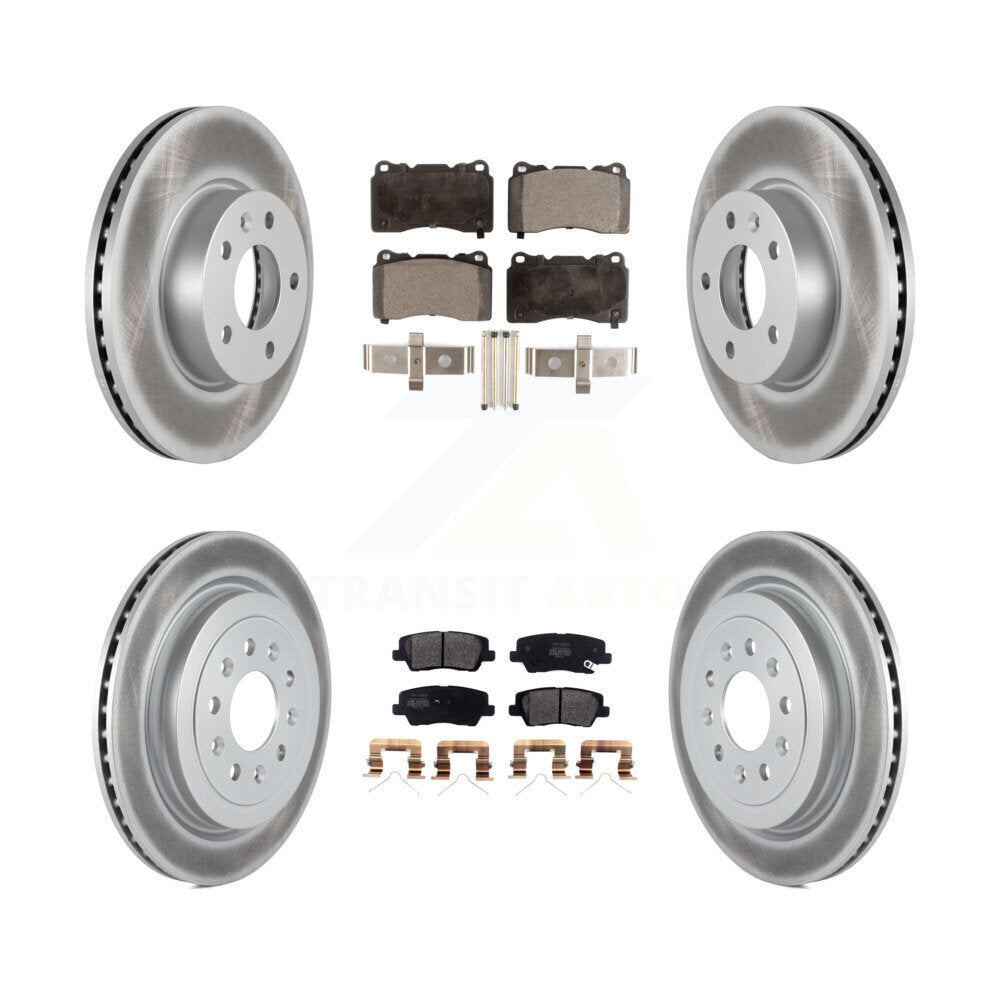 Transit Auto KGF-102762 Disc Brake Kit for 2019 Cadillac ATS - Front and Rear