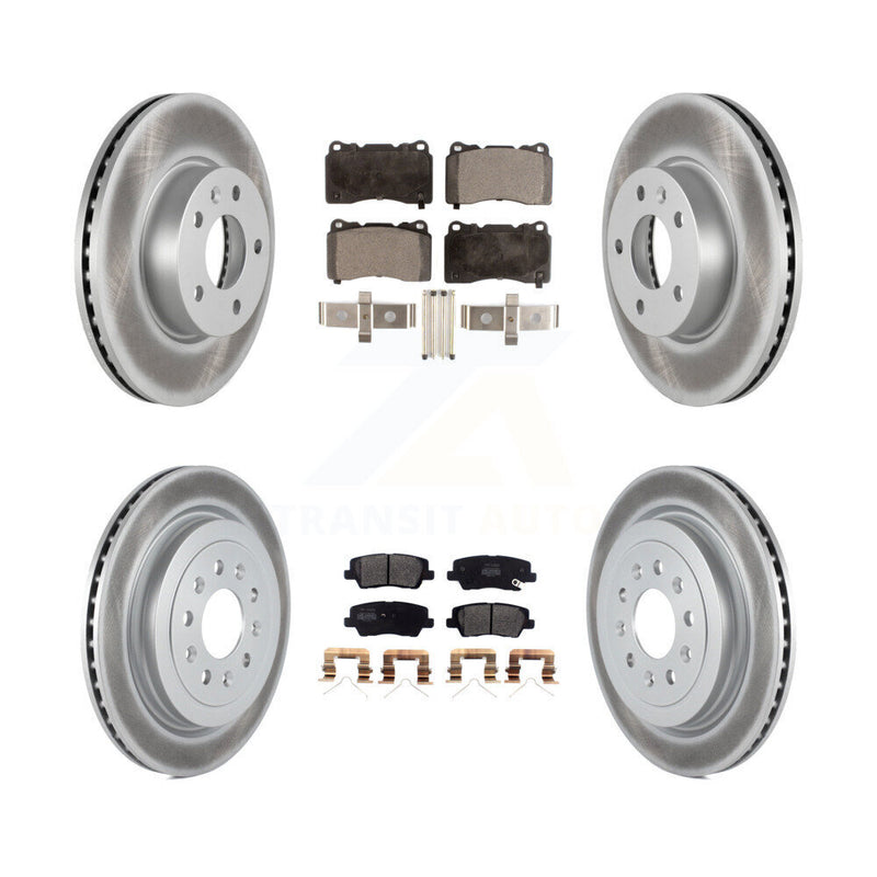 Transit Auto KGF-102762 Disc Brake Kit for 2019 Cadillac ATS - Front and Rear