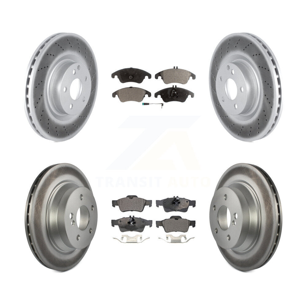 Transit Auto KGF-102764 Disc Brake Kit for 2015-2016 Mercedes-Benz E400 - Front and Rear