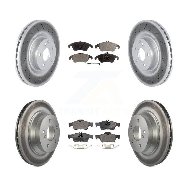 Transit Auto KGF-102764 Disc Brake Kit for 2015-2016 Mercedes-Benz E400 - Front and Rear