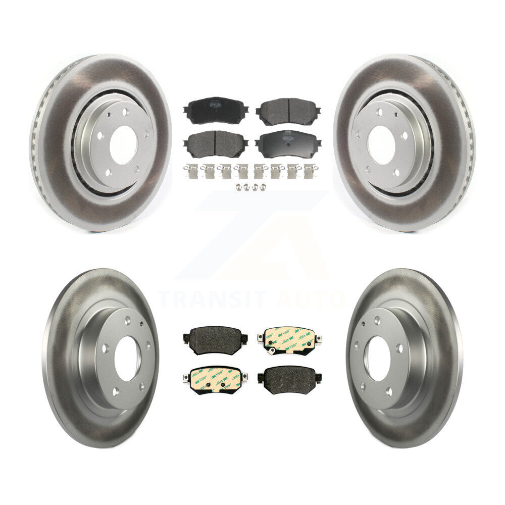 Transit Auto KGF-102767 Disc Brake Kit for 2021 Mazda 6 - Front and Rear