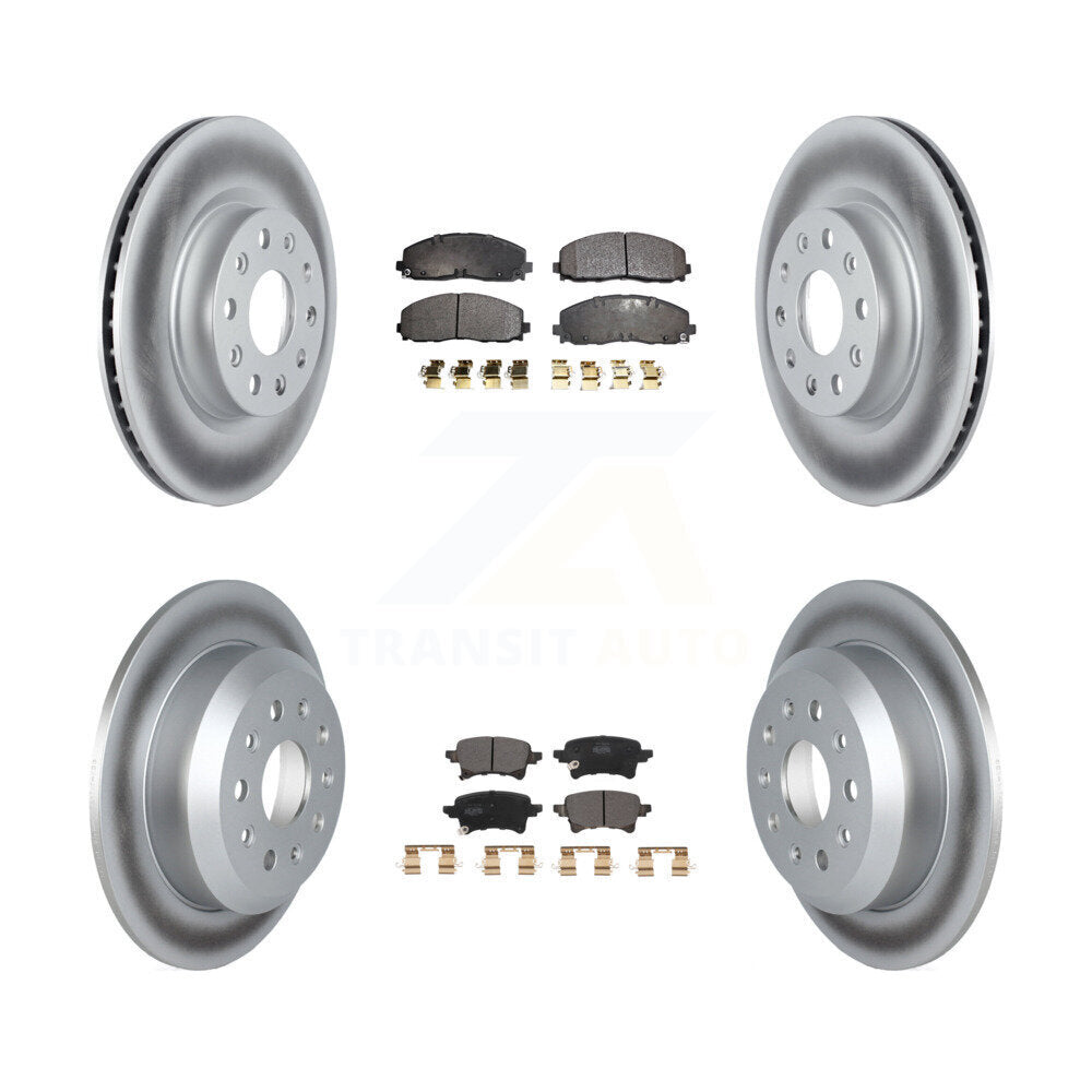 Transit Auto KGF-102768 Disc Brake Kit for 2021 Jeep Wrangler - Front and Rear